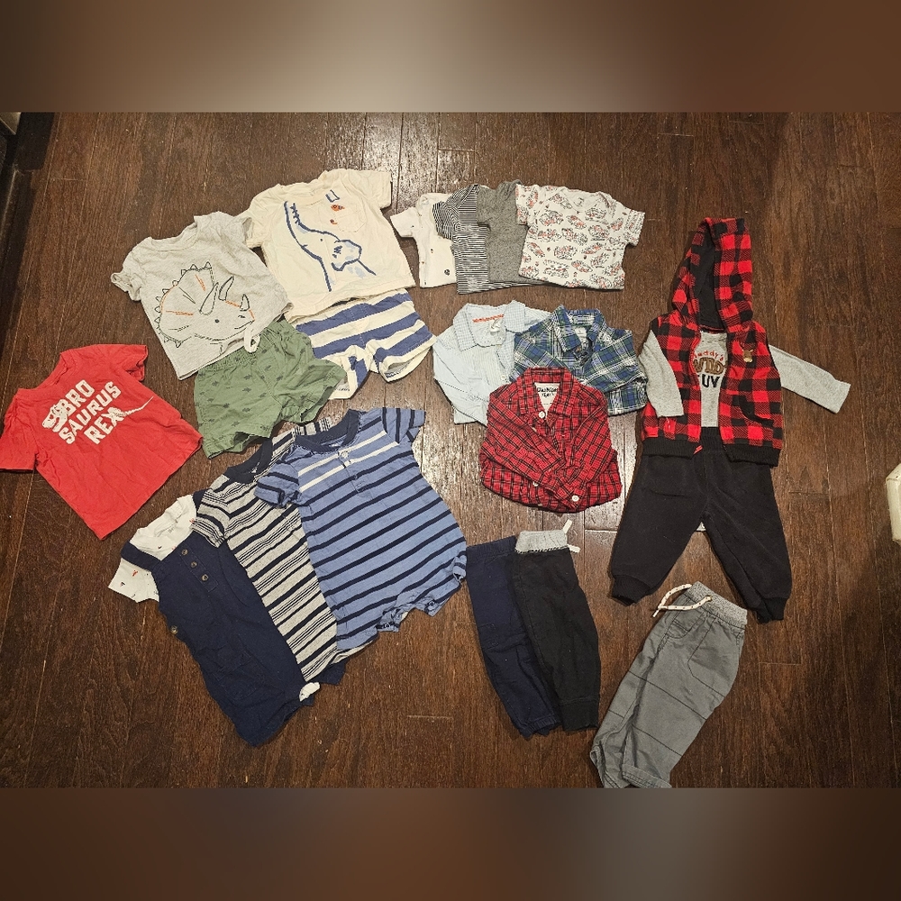 Baby boy clothing lot size 9 months